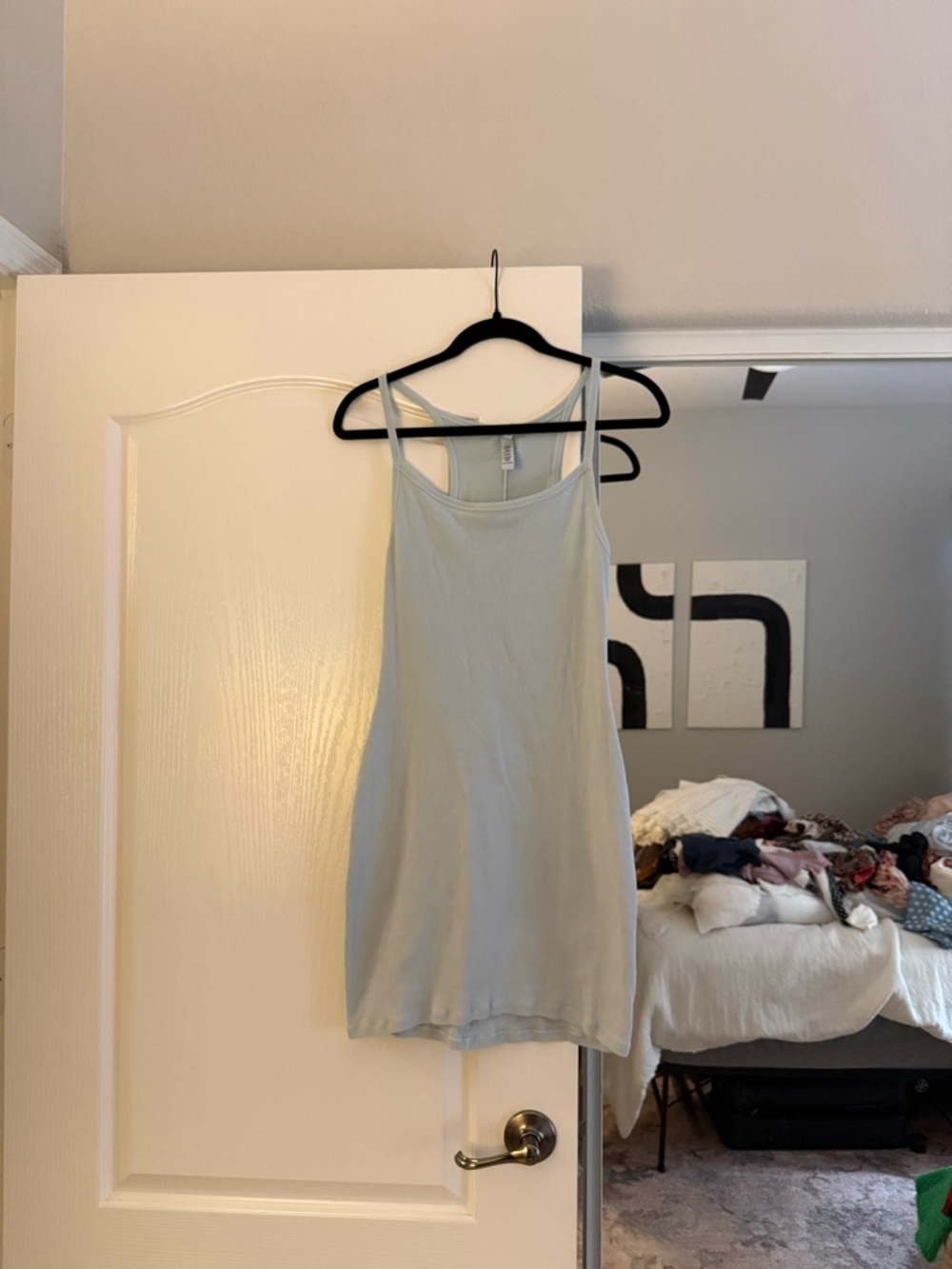 SKIMS Light Blue Mini Dress